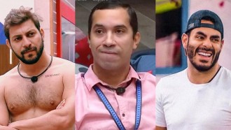 BBB 21 | Gilberto, Caio e Rodolffo formam o paredão desta semana.