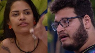 BBB20 - Flayslane discute com Victor Hugo