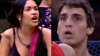 BBB20 - Flayslane tentou beijar Felipe à força