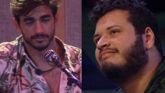 BBB20 - Guilherme reage com pedido de beijo de Victor Hugo e surpreende