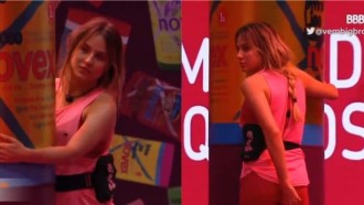 BBB20 - Na prova do líder, Gabi usa O.B. para conter xixi e vira meme