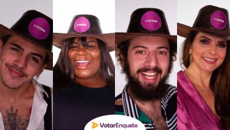 Biel, Cartolouco, Jojo Todynho e Luiza Ambiel formam a quarta roça