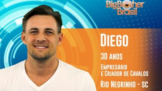 Diego é participante do BBB19; conheça!