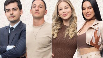 Enquete A Fazenda 17: Dudu, Mesquita, Saory e Tamires estão na roça; vote