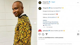 Após show no BBB 24, Thiaguinho comemora: 'Que momento'