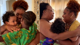 Camilla reencontra filhos após Eliminação do BBB 25