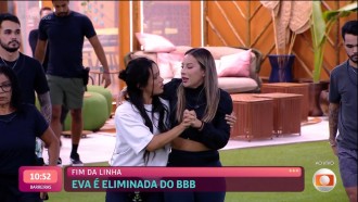 Eva toma café da manhã com Ana Maria Braga no Mais Você