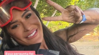 Gracyanne Barbosa revela status: 'Vivendo e solteira'