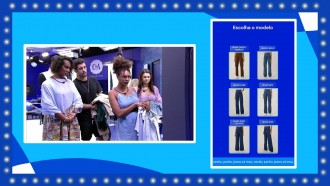 Jessilane personaliza seu jeans e ouve sugestões de brothers