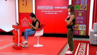 Juliette e Thaís fazem as compras do grupo Xepa no BBB21