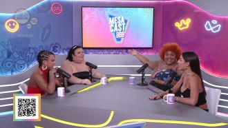 Mari Gonzalez cita ex em brincadeira no Mesacast BBB