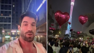 Morando na China, ex-BBB Roni Mazon comemora chegada de 2026