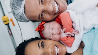 Nasce Pérola, primeira filha de Maycon Cosmer, do BBB 24: 'Realizamos nosso sonho'