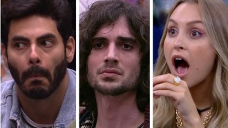 Enquete BBB mostra votação parcial do paredão entre Carla, Fiuk e Rodolffo