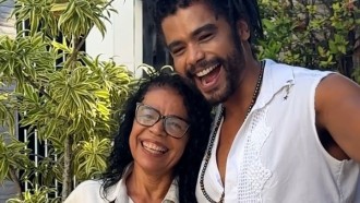 Vilma e Diogo Almeida se divertem em churrasco em família