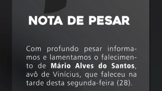 Vinícius, do BBB 25, lamenta a morte do avô: 'Vá em paz'