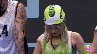 Yasmin Brunet se joga em gosma na Prova do Líder e viraliza no BBB 24