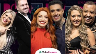 Enquete Power Couple 2022 Final Votação R7: Adryana e Albert, Brenda e Matheus ou Karol e Mussunzinho, quem deve ficar?