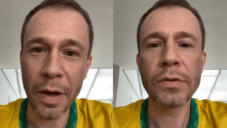  BBB21: Tiago Leifert promete exibir cena de Fiuk e Gil pelados 