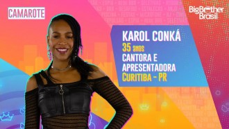Karol Conká é participante do BBB21; conheça!