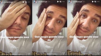 Quem era o segundo dummy? Rafael Portugal brinca: 'Que roupa quente' 