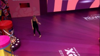 Flay e Marcela deixam a Prova do Líder Carrossel Novex