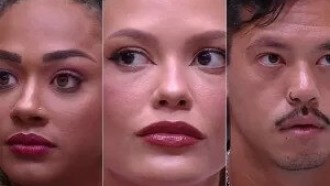 Aline, Gabriel e Vitória Strada estão no 4º Paredão do BBB