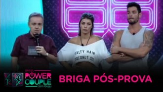 Fran e Diego brigam por pontuação baixa na Prova dos Casais