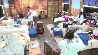 Hari, Lucas, Phavanello e Sabrina arrumam as malas