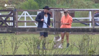 Lucas critica Hari por querer dar comida do chão para animais