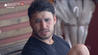 Lucas desabafa e revela vontade de desistir do reality
