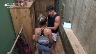 Lucas e Hari discutem depois da Prova de Fogo