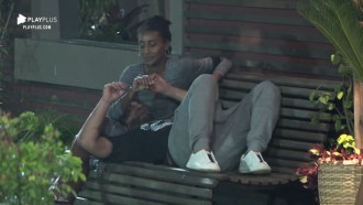 Sabrina e Rodrigo fazem votos: ‘Que a gente dê certo lá fora’