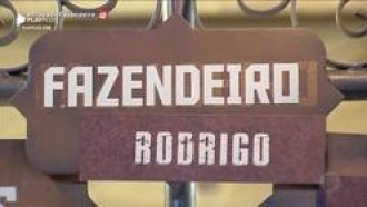 Saiba como o Fazendeiro Rodrigo fez a divisão de tarefas