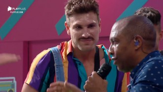 Salgadinho brinda com peões e agradece: 'Honra estar aqui'