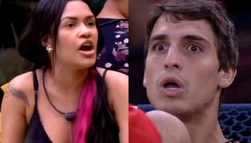 BBB20 - Flayslane tentou beijar Felipe à força