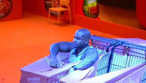 Cezar Black é o último participante a deixar a Prova do Líder