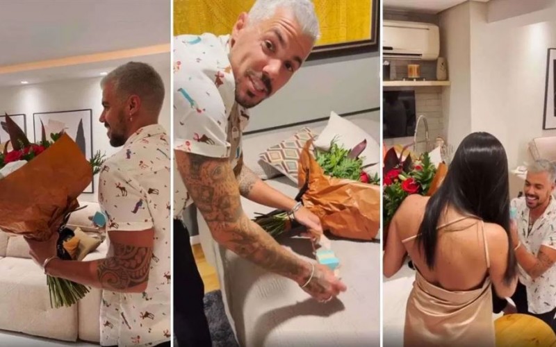 A Fazenda 12: Lipe faz pedido oficial de casamento; assista o momento