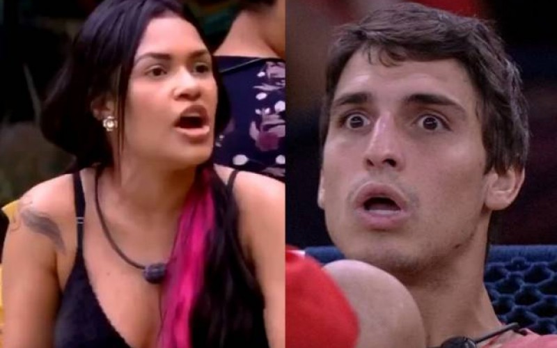 BBB20 - Flayslane tentou beijar Felipe à força