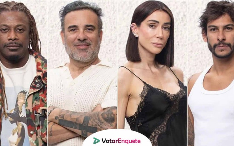 Enquete A Fazenda: Creo, Fabiano, Michelle e Shia estão no Super Paiol; vote