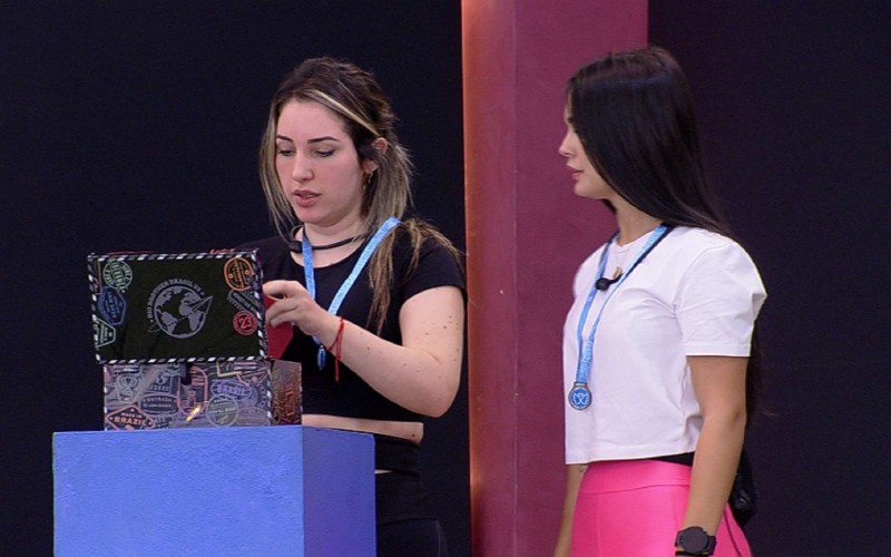 Amanda e Larissa vencem a Prova do Anjo TikTok no BBB 23