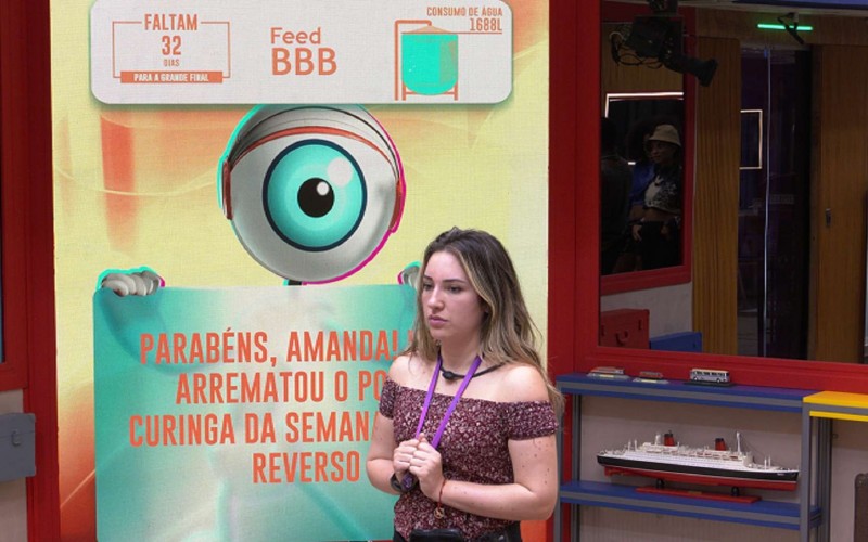 Amanda ganha Poder Curinga no BBB 23