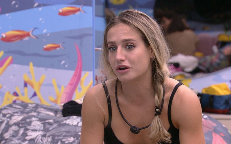 Cezar recebe conselho de Bruna Griphao sobre Tina no BBB 23