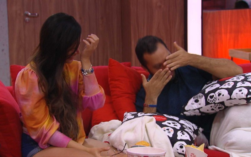 Gilberto e Juliette se emocionam no Cinema do Líder