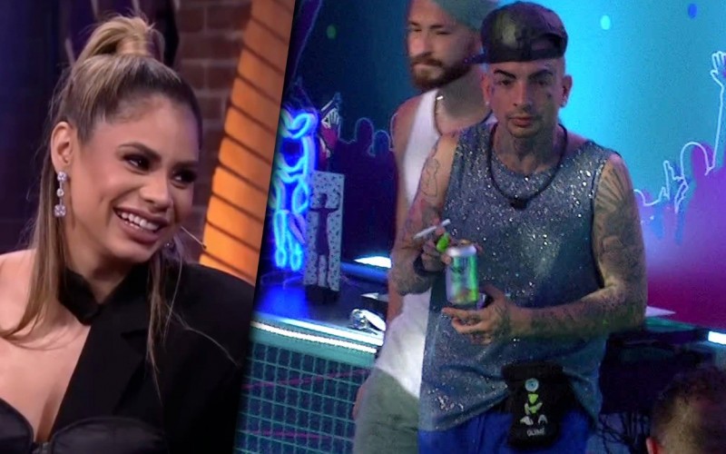 Guimê ‘dá o play’ na festa do BBB 23 e Lexa comenta: ‘Oremos’
