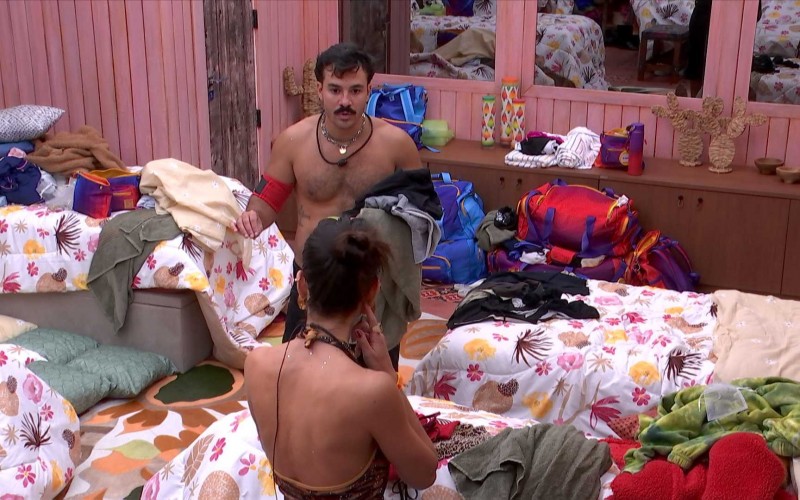 Mateus provoca Vitória Strada no BBB 25: 
