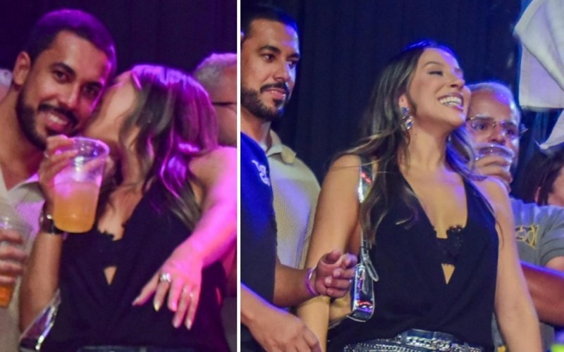 Renata Saldanha, campeã do BBB 25, curte noitada com Maike