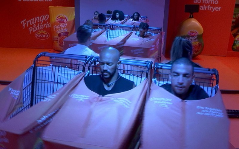 Ricardo grita na Prova do Líder: 