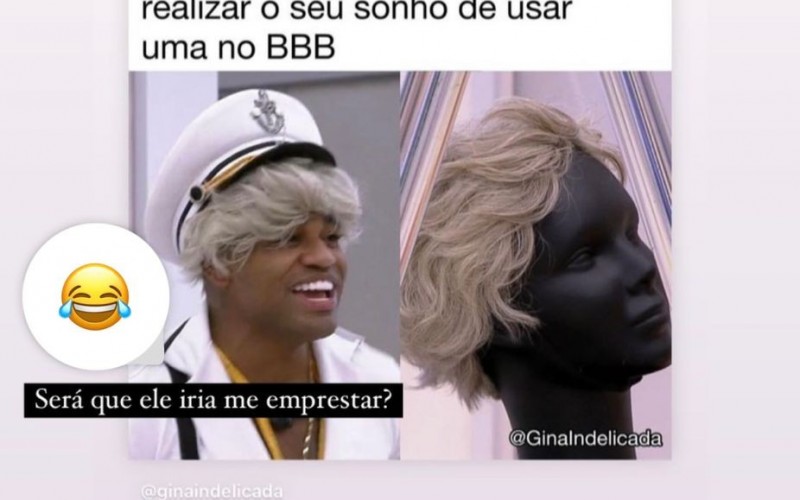 Tina reage à peruca de Cezar Black e grava vídeo exclusivo