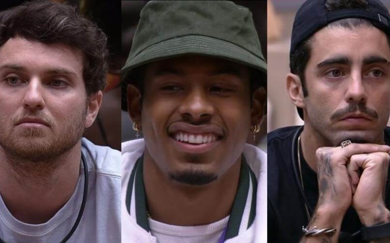 ENQUETE BBB22: Paulo André, Pedro Scooby e Lucas, quem deve ser eliminado?